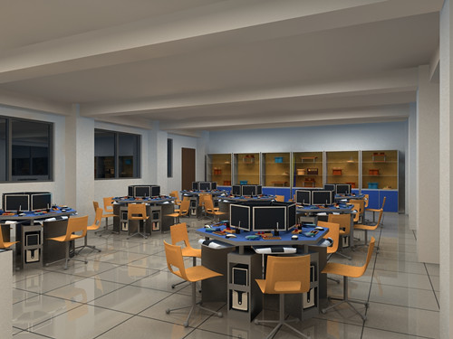 財會手工實訓(xùn)室效果圖 財會手工實訓(xùn)室效果圖